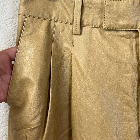 Rails Jo Cafe Faux Leather High Waist Tapered Leg Pants Size 6 - Picture 7 of 16